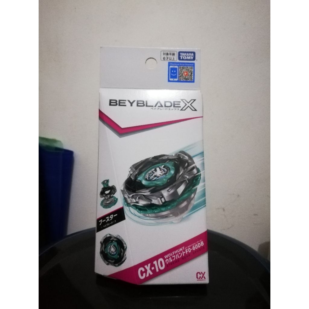 Takara Tomy Beyblade X CX-10 Wolf Hunt F0-60DB