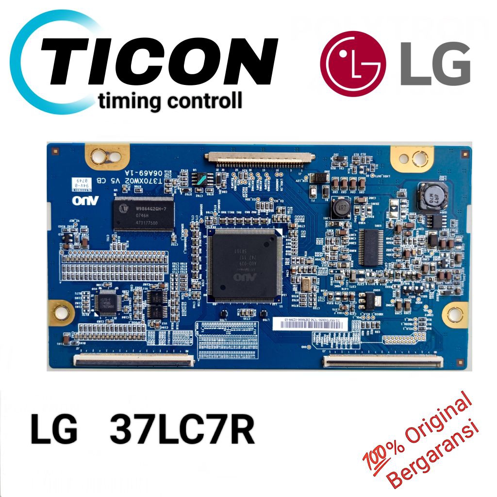TICON LG 37 inch 37LC7R part timming control TV LG LCD 37" original bergaransi
