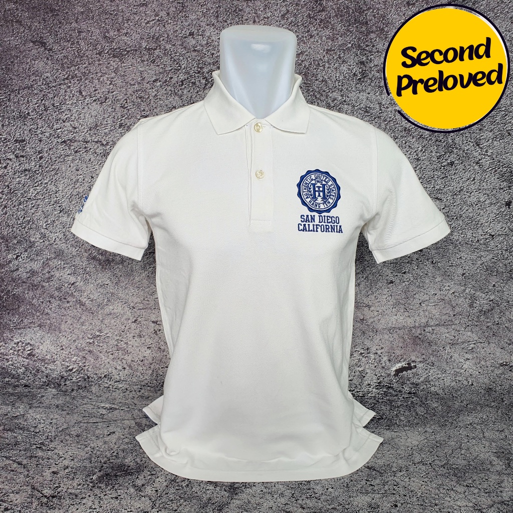 Baju Kaos Polo Anak HANG TEN - Size S sd M / Lebar 45 cm - Original - Second