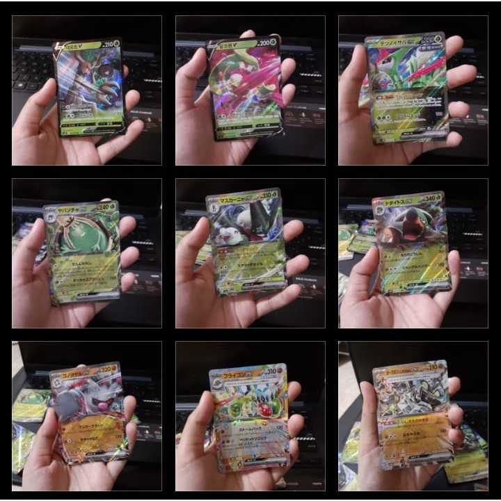 Pokemon Trading Card Game EX RR/V KR/ID/JP/CN/EN TCG Trevenant Tsareena Iron Leaves Sinistcha Meowsc