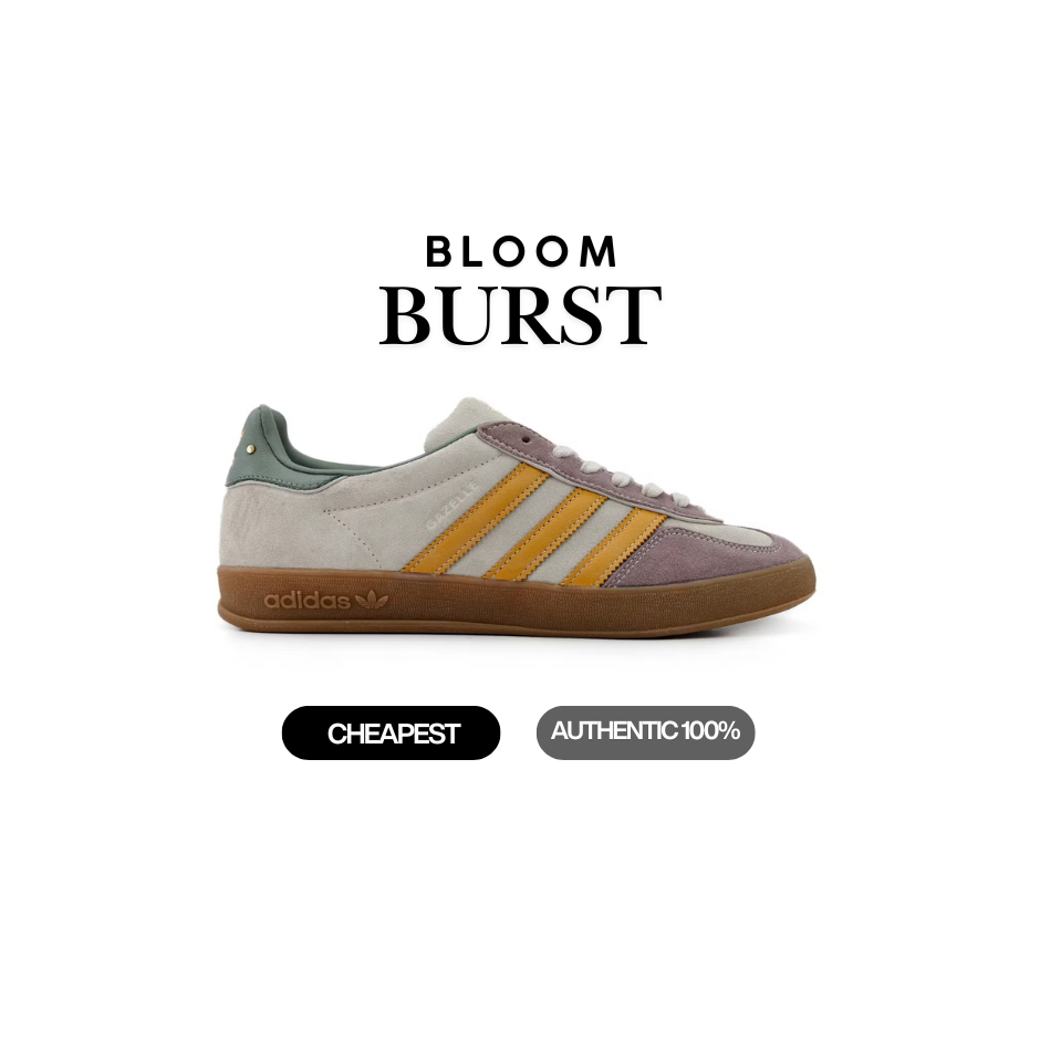 adidas Gazelle Indoor Off White Preloved Yellow