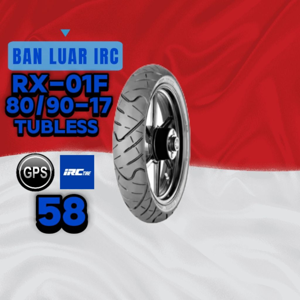 Ban Luar IRC Tubless 80/90-17, 90/80-17, 120/70-17 Original