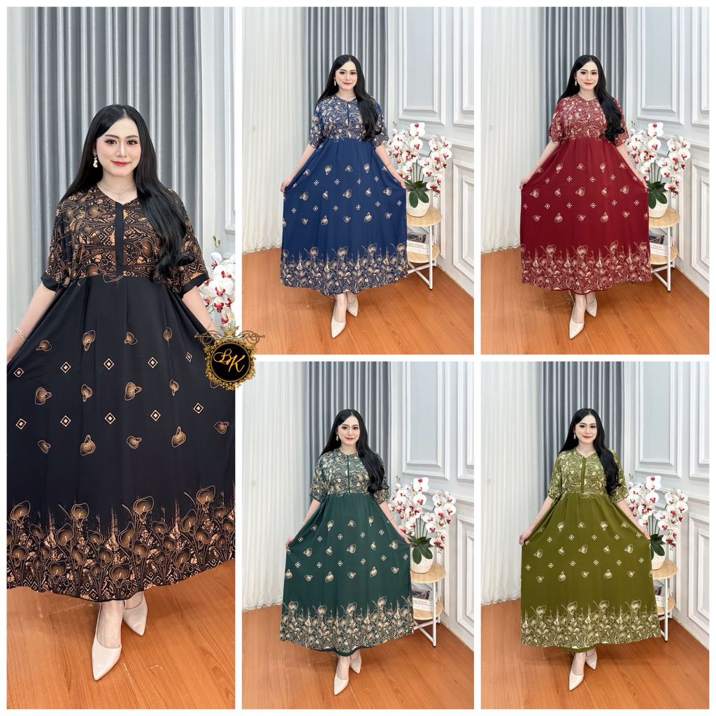 Daster Jumbo Ld 130| Dress Love Jumbo |Sekdress Jumbo Ld 130| Dress Jumbo Ld 130