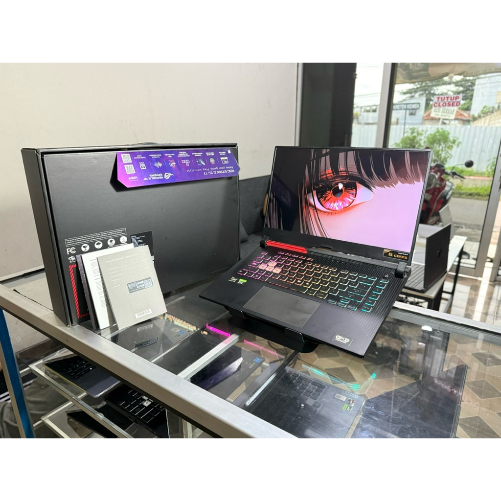 LAPTOP GAMING ROG RYZEN 5 5600H RTX3050 FULSET