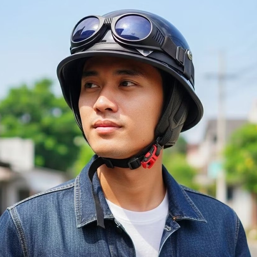 Helm Retro Nazi motif Cat air brush glossy doff||Helm classik||Helm Unik||Helm Motor Vespa