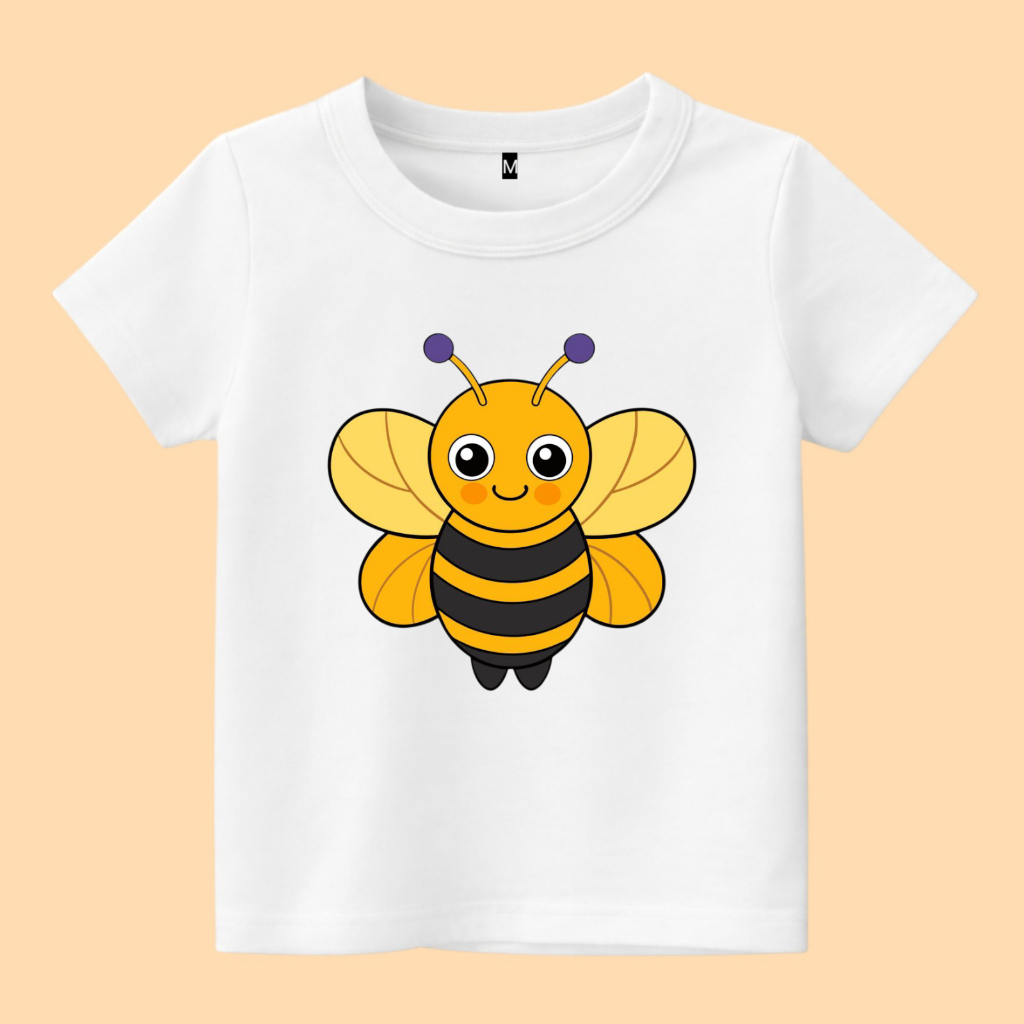 Baju kaos anak gambar lebah