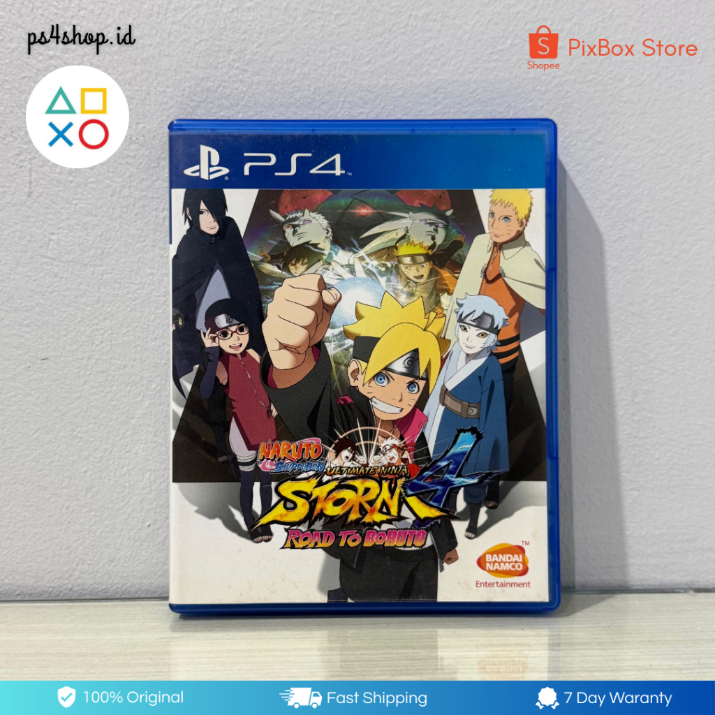 BD Kaset Naruto Storm 4 Road To Boruto PS4 Second Bekas Original | Game Naruto Shippuden Ultimate Ni