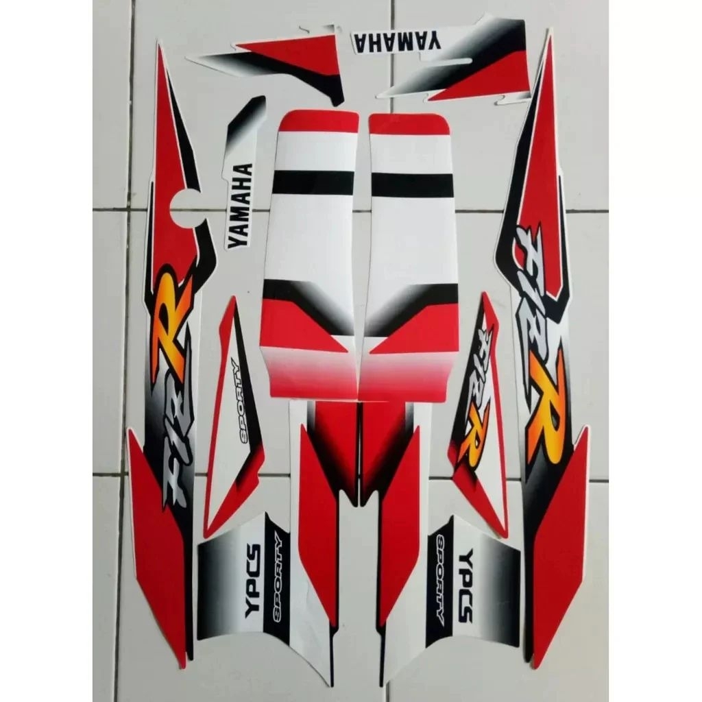 Striping stiker body motor yamaha fiz R f1zr 2002 stiker list bodi motor fiz r tahun 2002