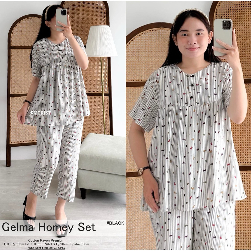 Setelan daily one set Gelma Nosea Kalana Giane Farsa Gifin Faula Gafia Sefla Faeni Naldi Lesmi Daimi