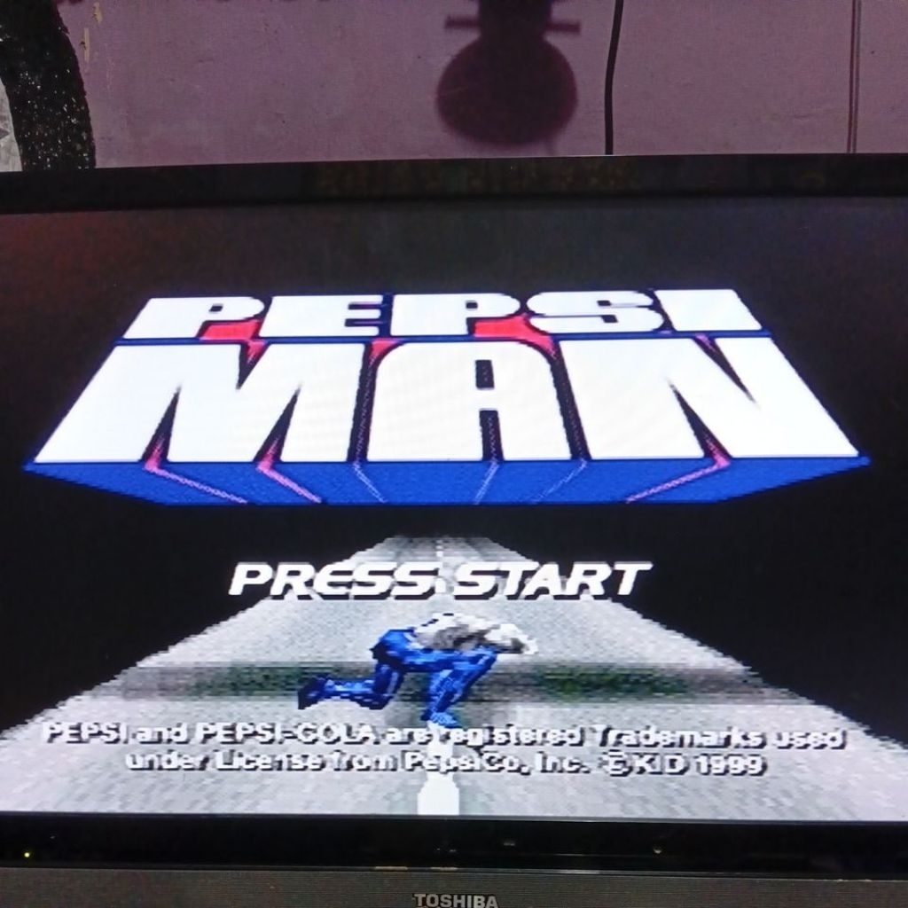 KASET PS1 PLAYSTATION 1 PEPSI MAN