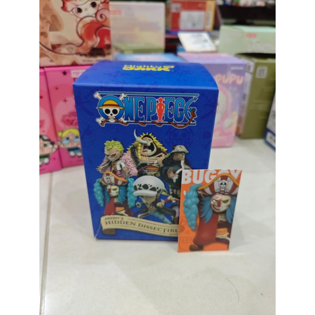 mighty jaxx one piece warlord selected buggy figure ( new ).