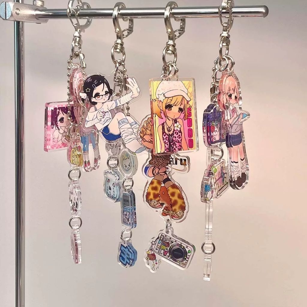 [WindHeart] Acrylic keychain/bag charm/phone keychain/chain accessory/notebook DIY character 22655
