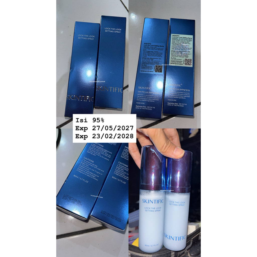 preloved skintific setting spray