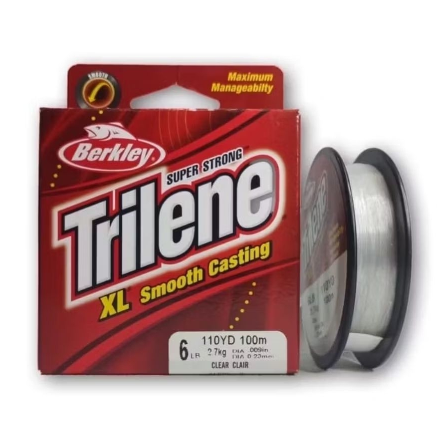 SENAR TRILENE ORIGINAL 100m, senar halus, kuat dan anti keriting