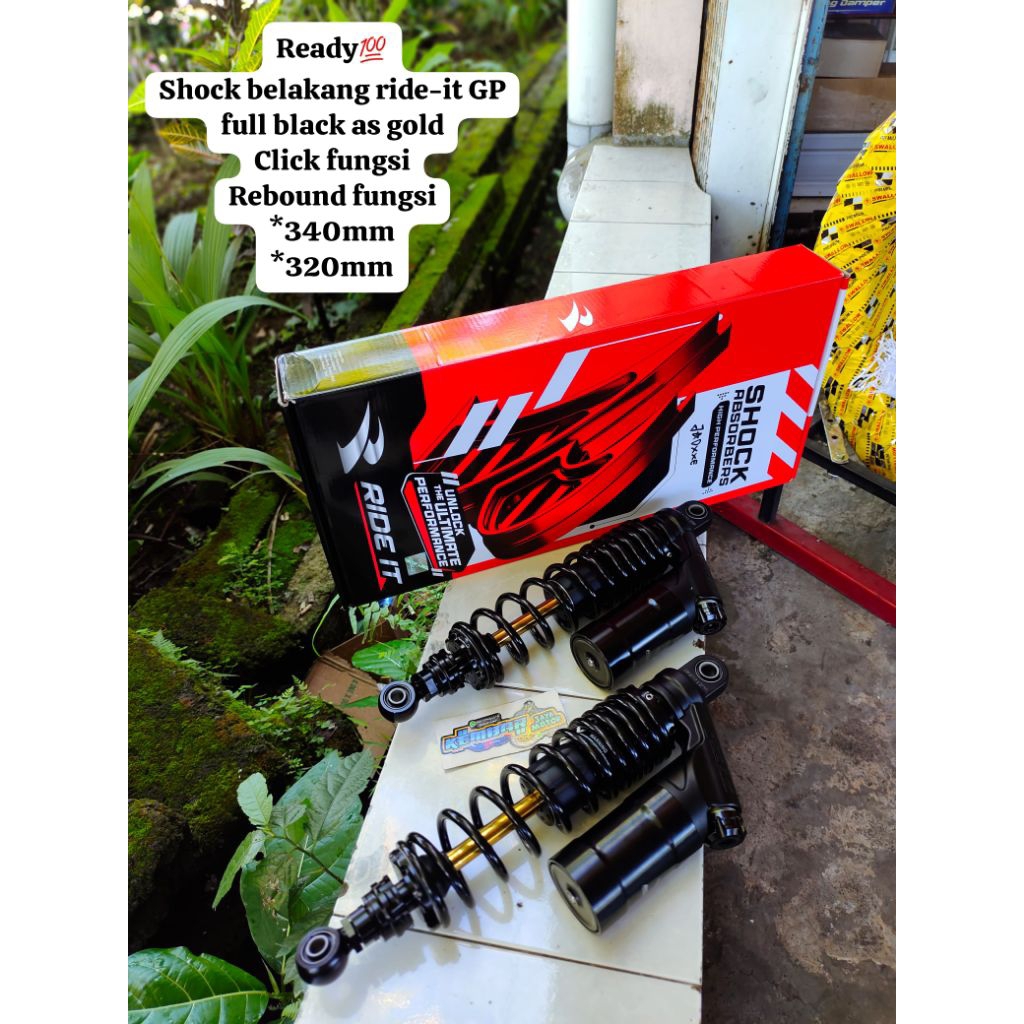 Shock ride-it Gp as gold CB,GL,MEGAPRO,TIGER,