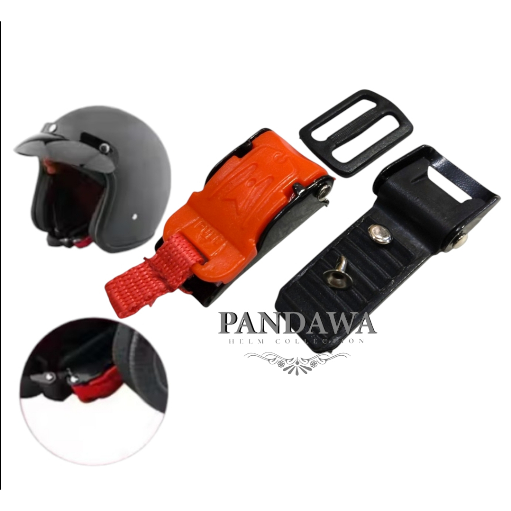 Gesper Helm Universal Besi - Tali Helm Dewasa, Gesper Helm Dewasa, Gesper Helm Buaya