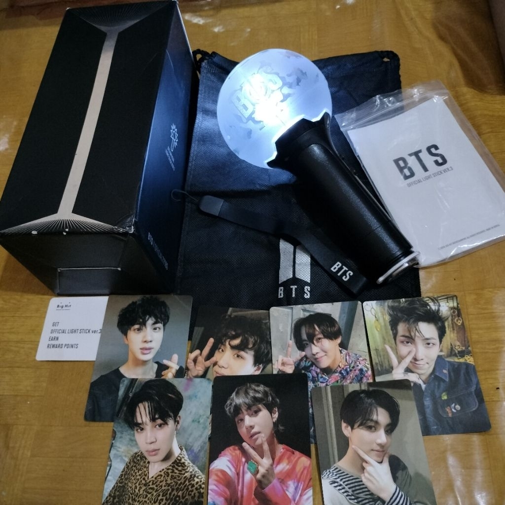 READY OFFICIAL LIGHTSTICK BTS V3 ARMY BOMB V3 &ARMY BOMB SPECIAL EDITION SEALED & UNOFFICIAL ARMY BO