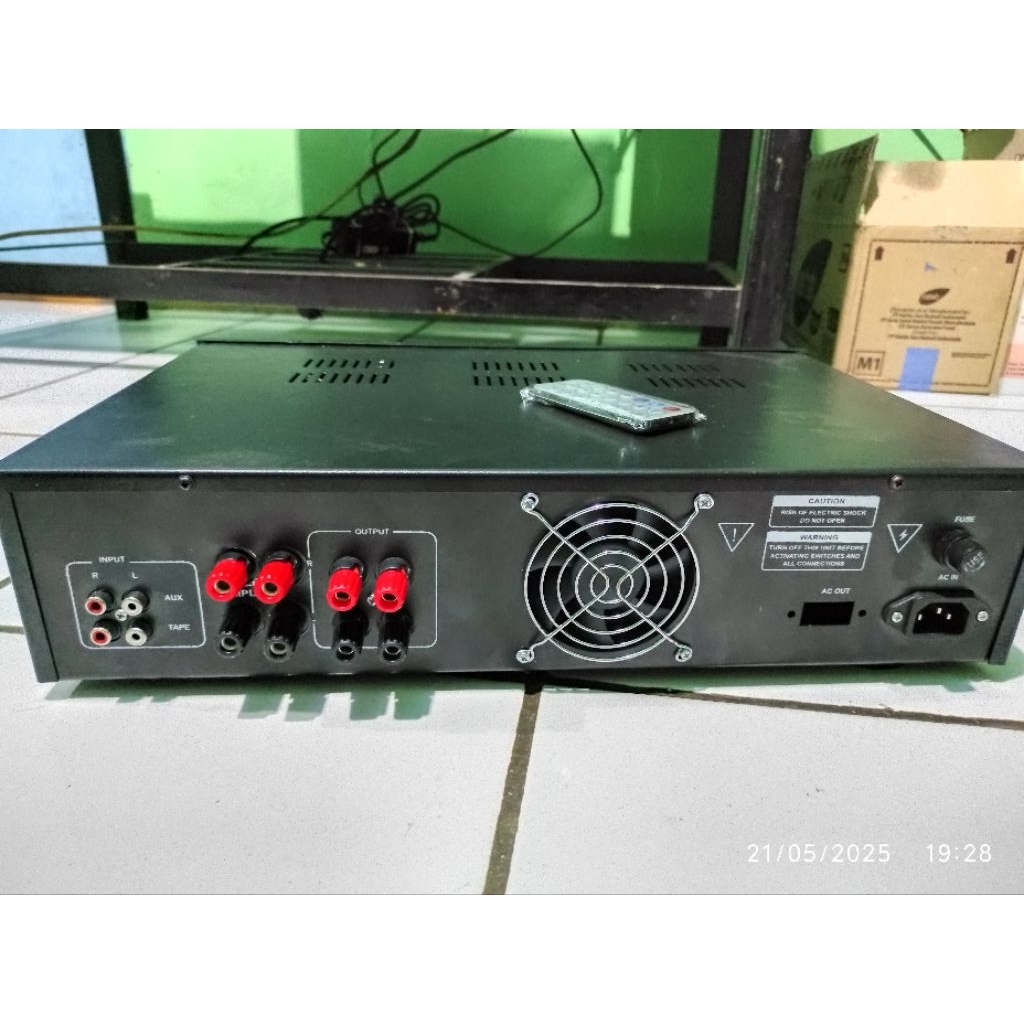 POWER AMPLIFIER RAKITAN 5AMPER Besar 3CH SUBWOOFER PISAH,