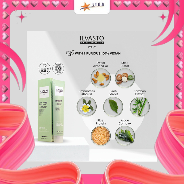 * STAR *  ILVASTO  Clasico Hair Color 100ml kemasan random | warna rambut | semir rambut