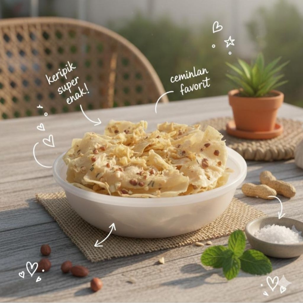 REMPEYEK | KASRENG | PEYEK KACANG | PEYEK REBON | TOPLES 10L 600GRAM