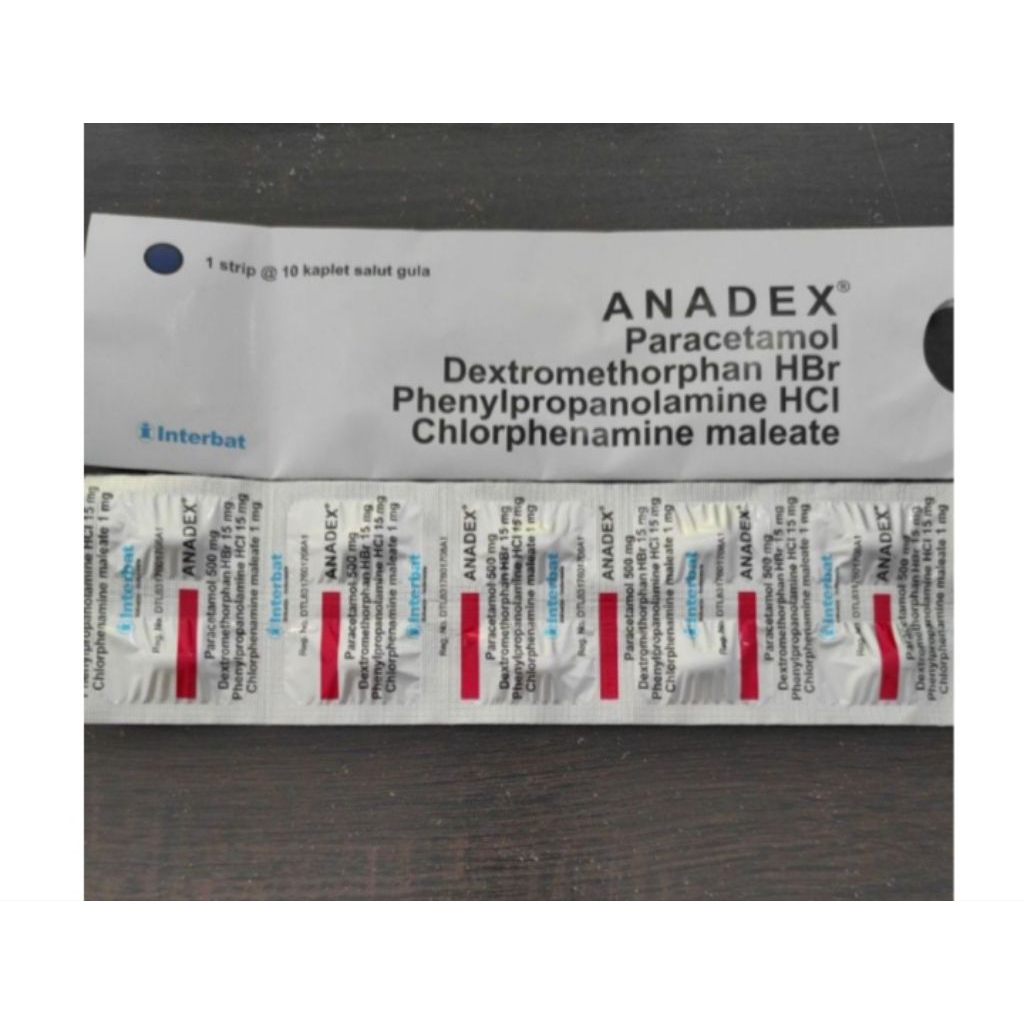 Anadex Tablet & Anadex Sirup 60Ml