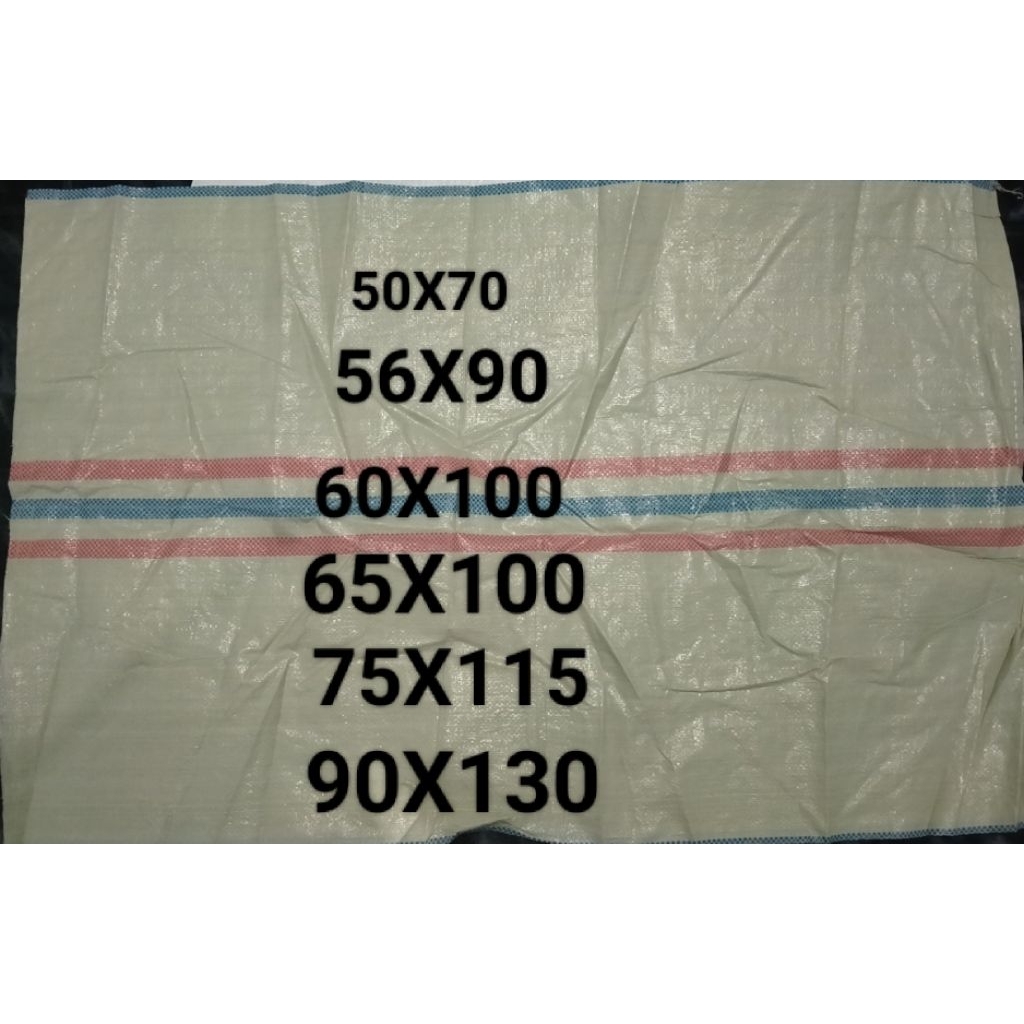 karung baru cream ukuran 65X105