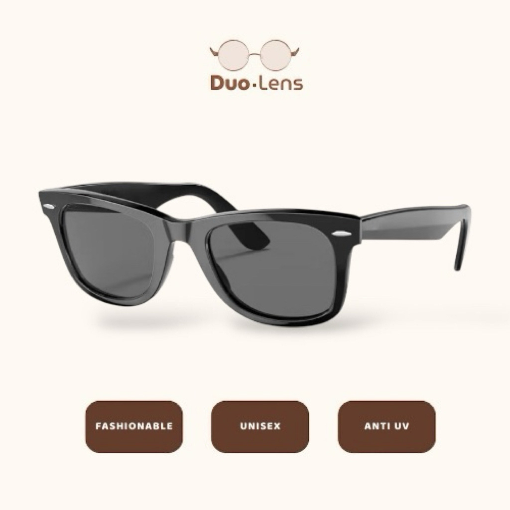 Kacamata Fashion Hitam RB Wayfarer 2140 Sunglasses