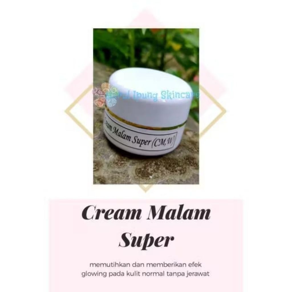 Cream Malam Super Ipung Skincare / Cream Night Ipung / Cream Super
