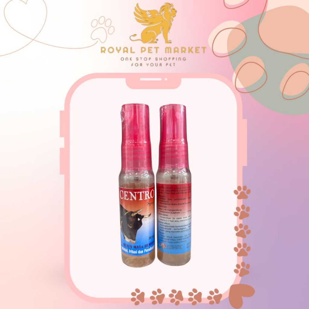 RPM Centro Spray 30 ml Obat Semprot Sakit Mata Sapi & Kambing