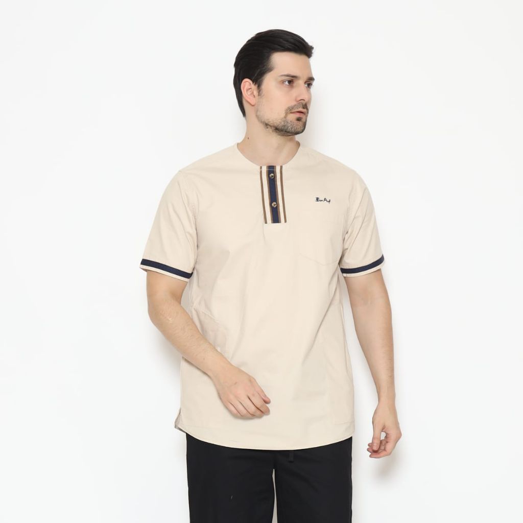 BinAuf Kurta Limited Short Sleeve Eden - Koko Pria  Dewasa Lengan Pendek