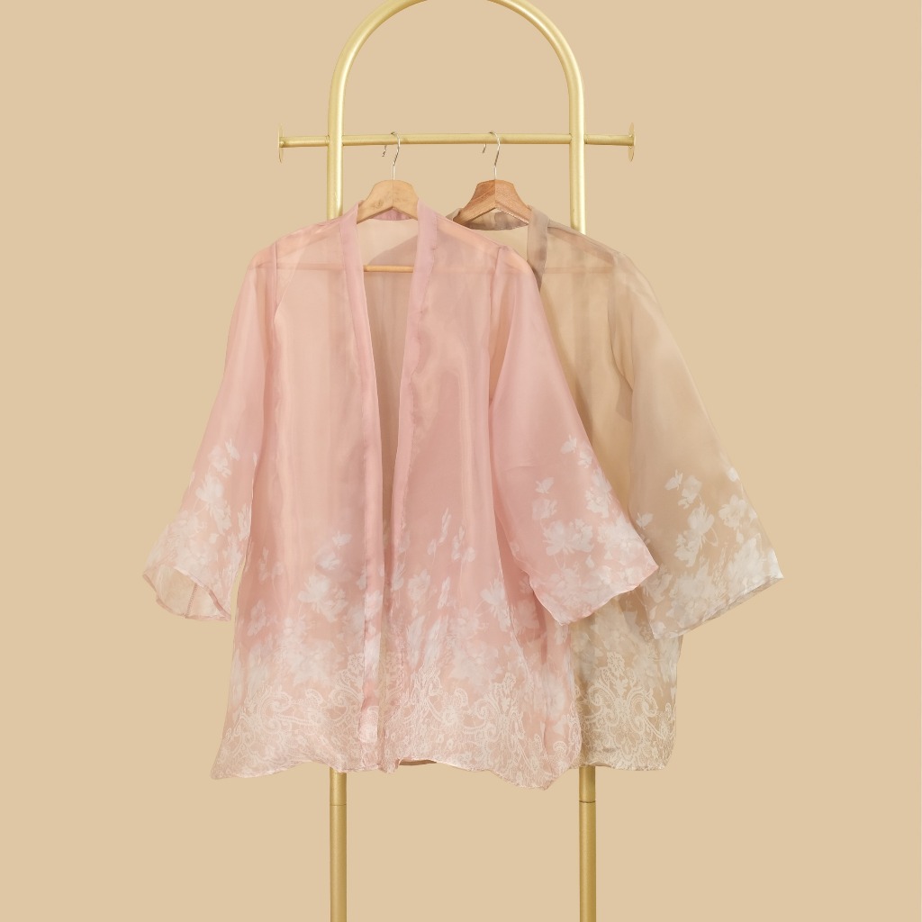 Gizelle Outer Organza Wanita - Elegan Premium