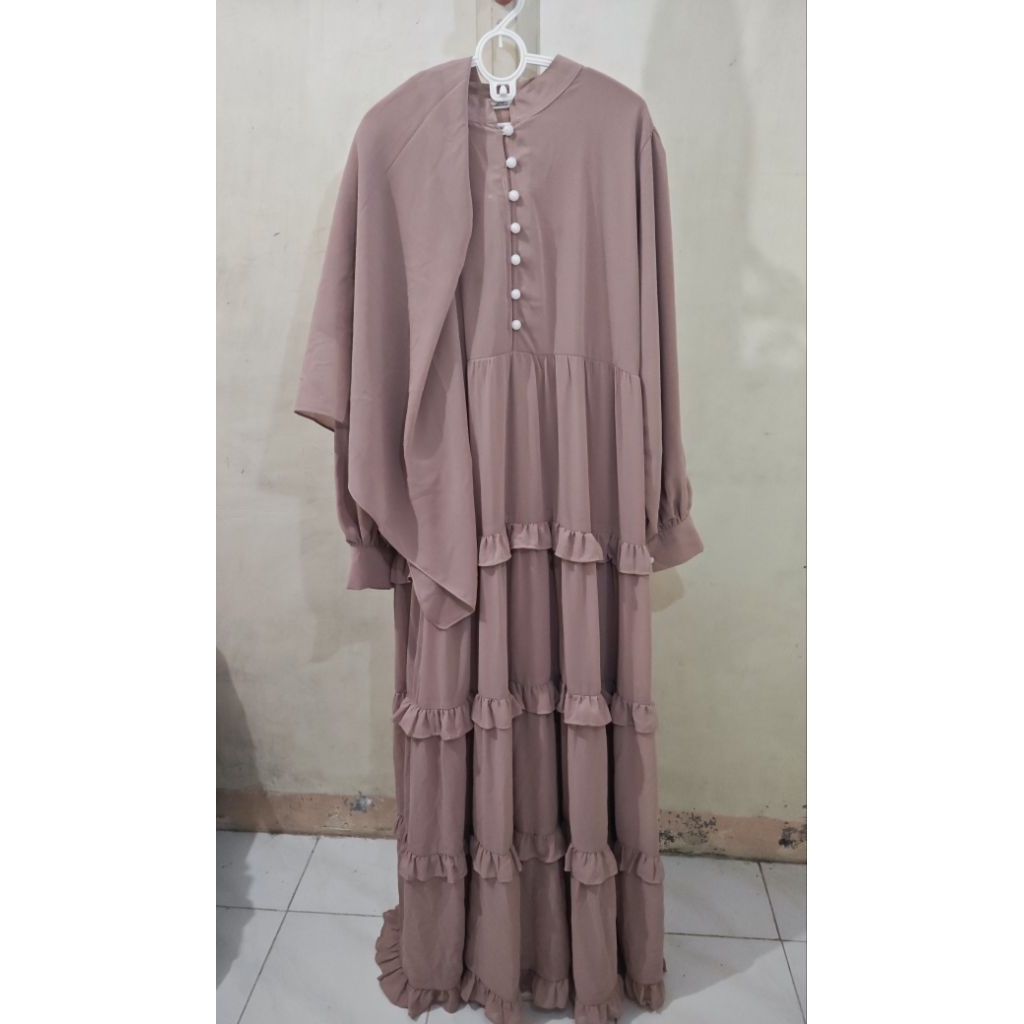 Gamis set hijab The violetas