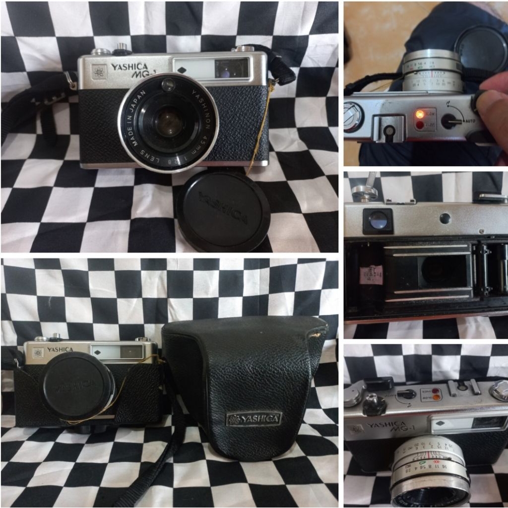 KAMERA ANALOG VINTAGE YASHICA MG-1 MADE IN JAPAN 1975