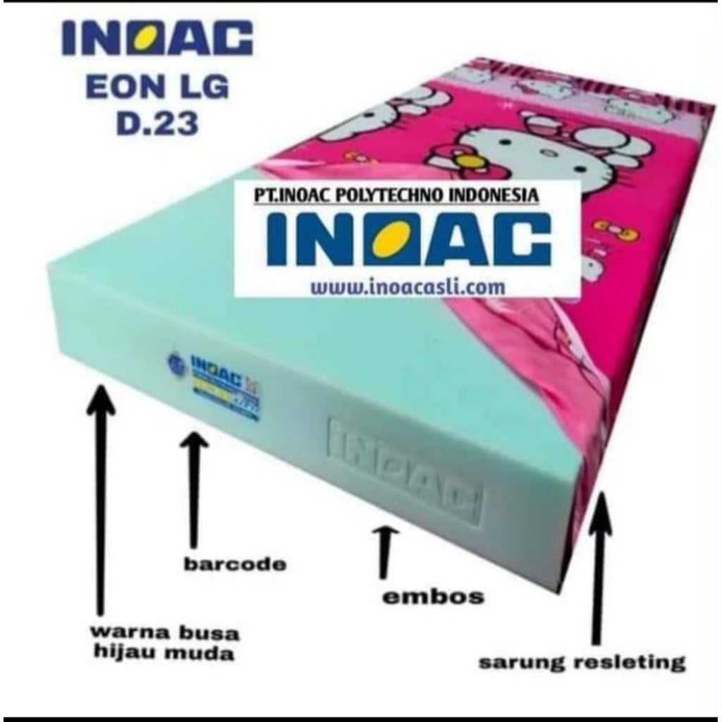 kasur busa inoac EON LG D23 no 1 ukuran 180*200 tebal 30cm