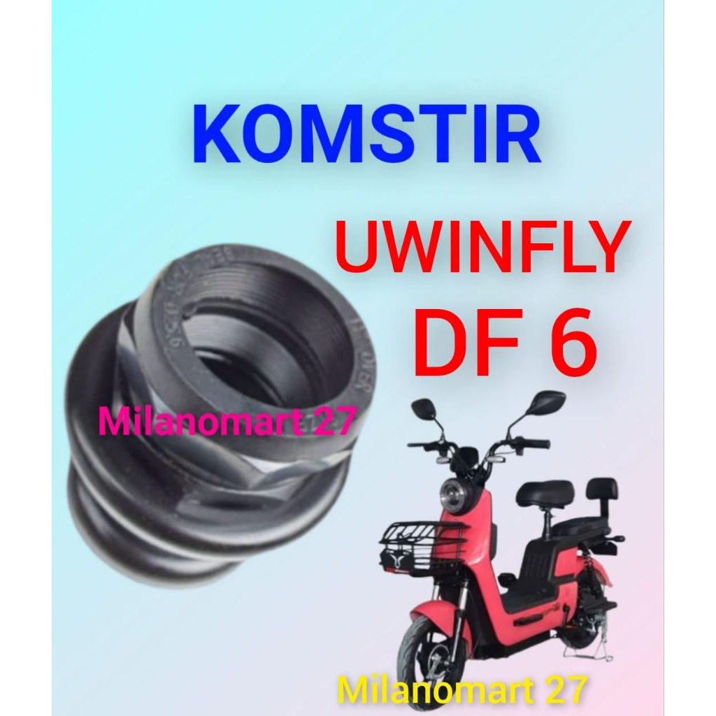 komstir sepeda listrik uwinfly DF6 kones headset komfork sepeda listrik uwinfly DF 6