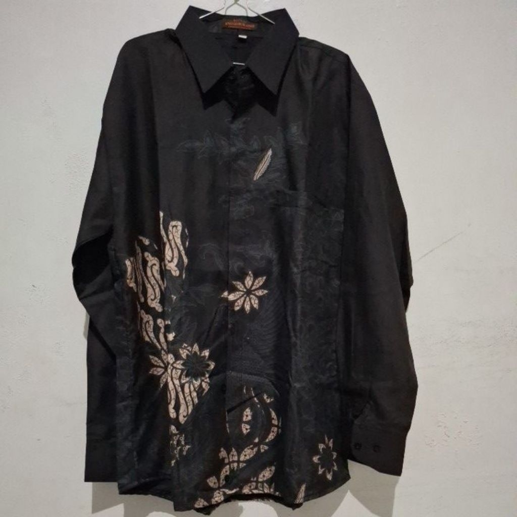 baju batik pria lengan panjang NEW no tag label