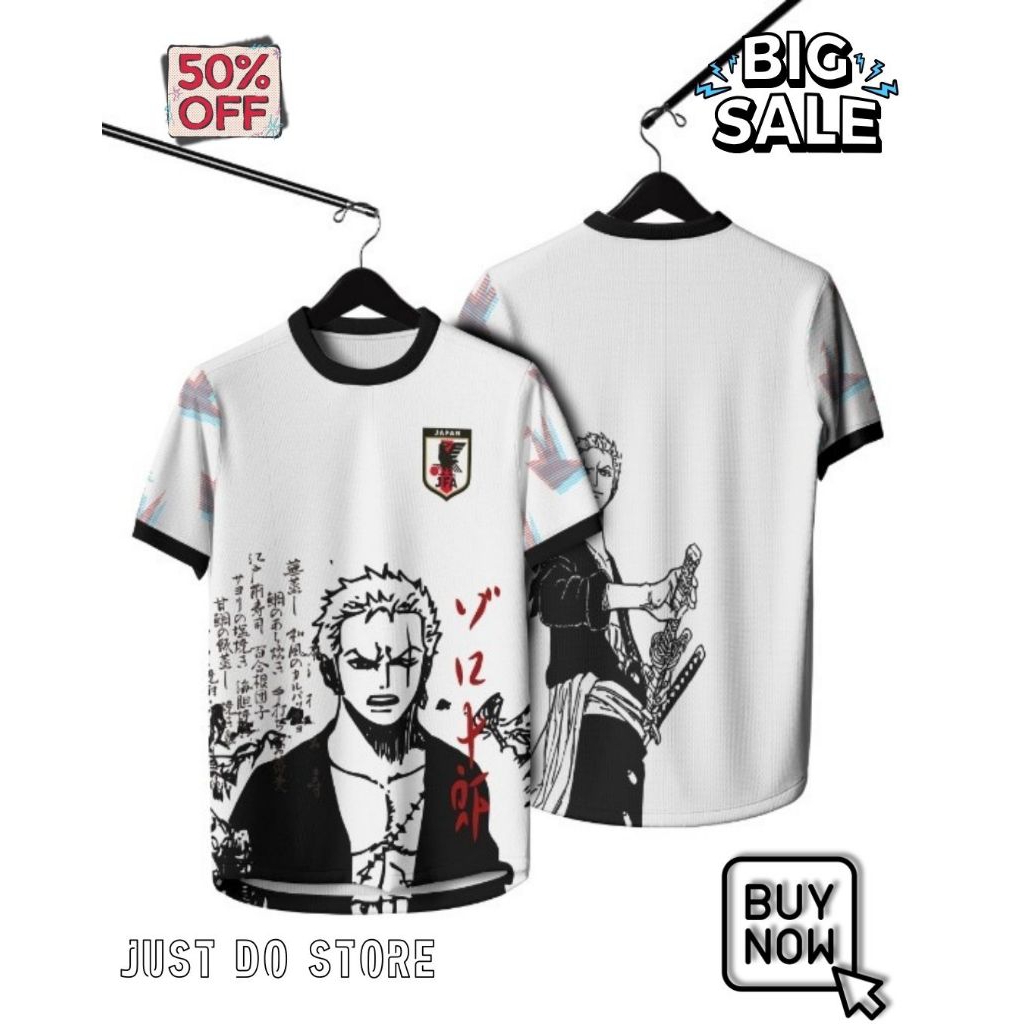 JERSEY JAPAN X ZORO ONE PIECE//JERSEY JEPANG//JERSEY JAPAN X ONE PIECE//JERSEY ZORRO//JERSEY FANTASY