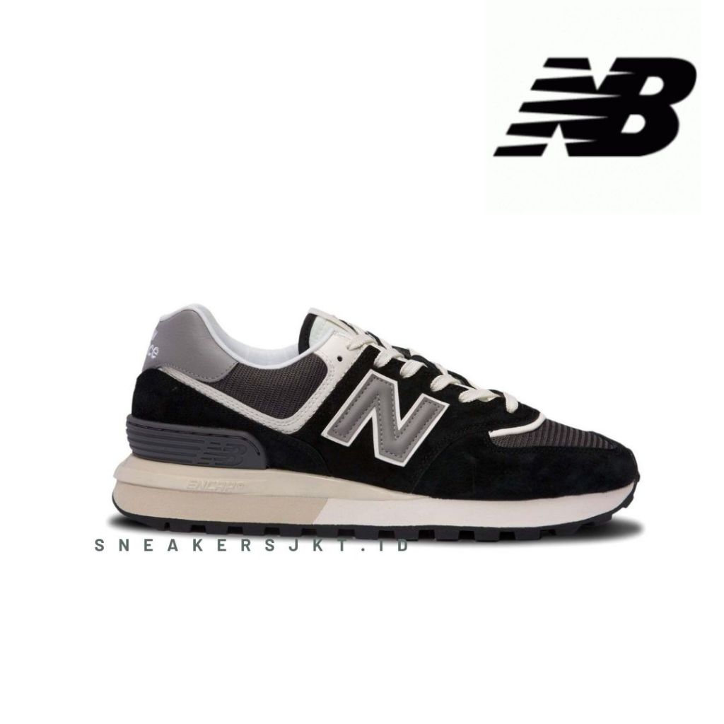 Sepatu NB ( Balance ) 574 Legacy Black White Original Matrial Qualty