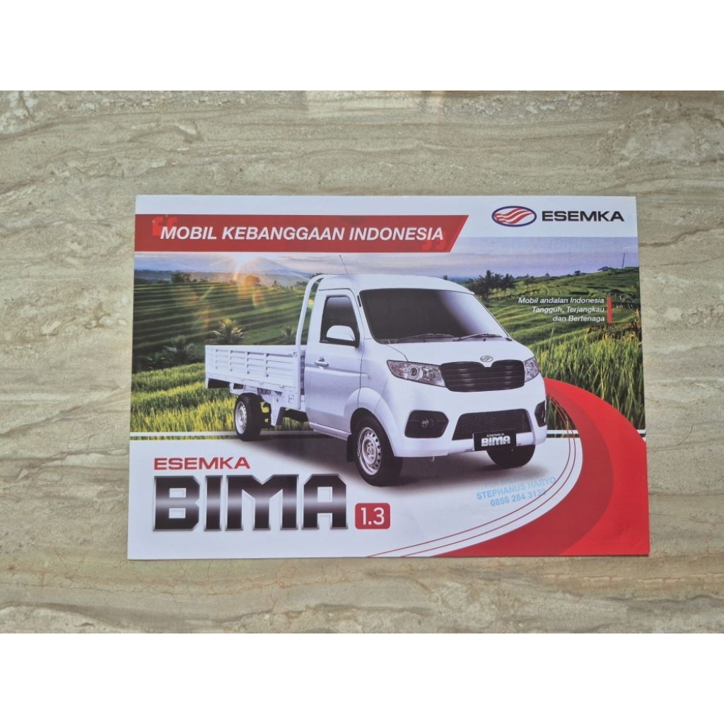 brosur katalog mobil esemka bima 1.3 pick up 2023 flyer