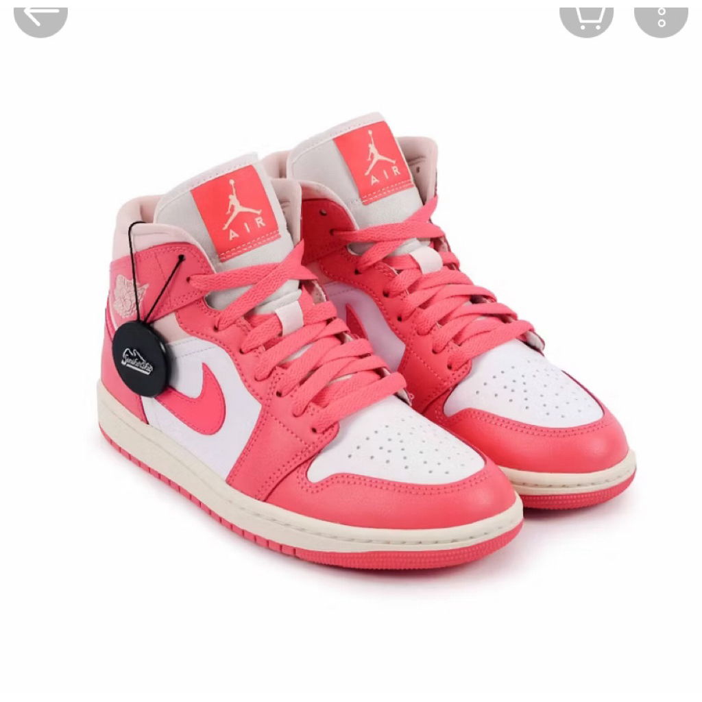 Nike Air Jordan 1 Mid Strawberry & Cream Original Size EU 45