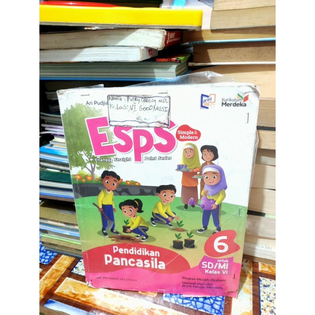 ESPS PPKN SD KELAS 6 ORI BEKAS