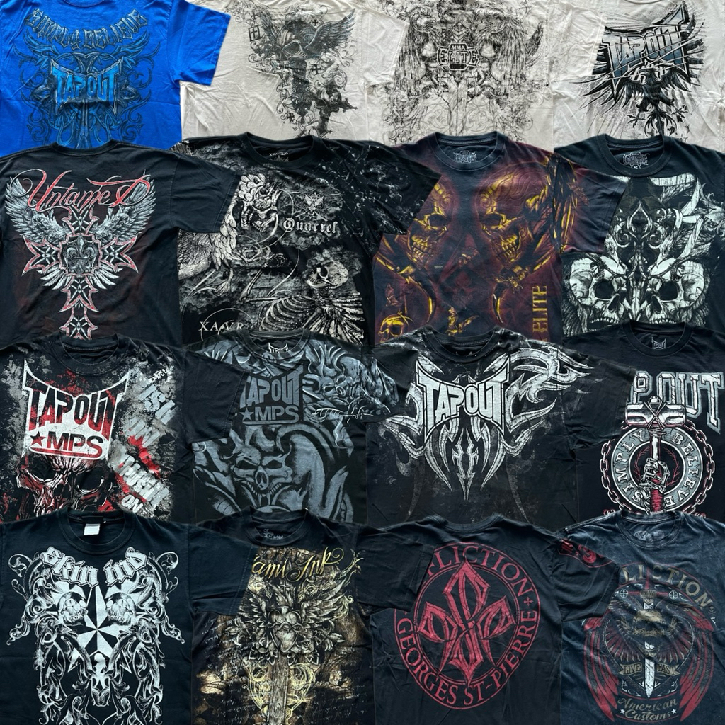 10TH DROP FICKLESTUFF AFFLICTION TAPOUT MMA ELITE XZAVIER Y2K