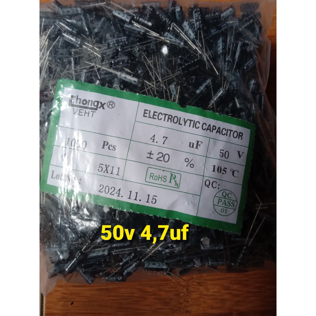Capasitor ELKO 50V 4,7UF Elko elko kapasitor