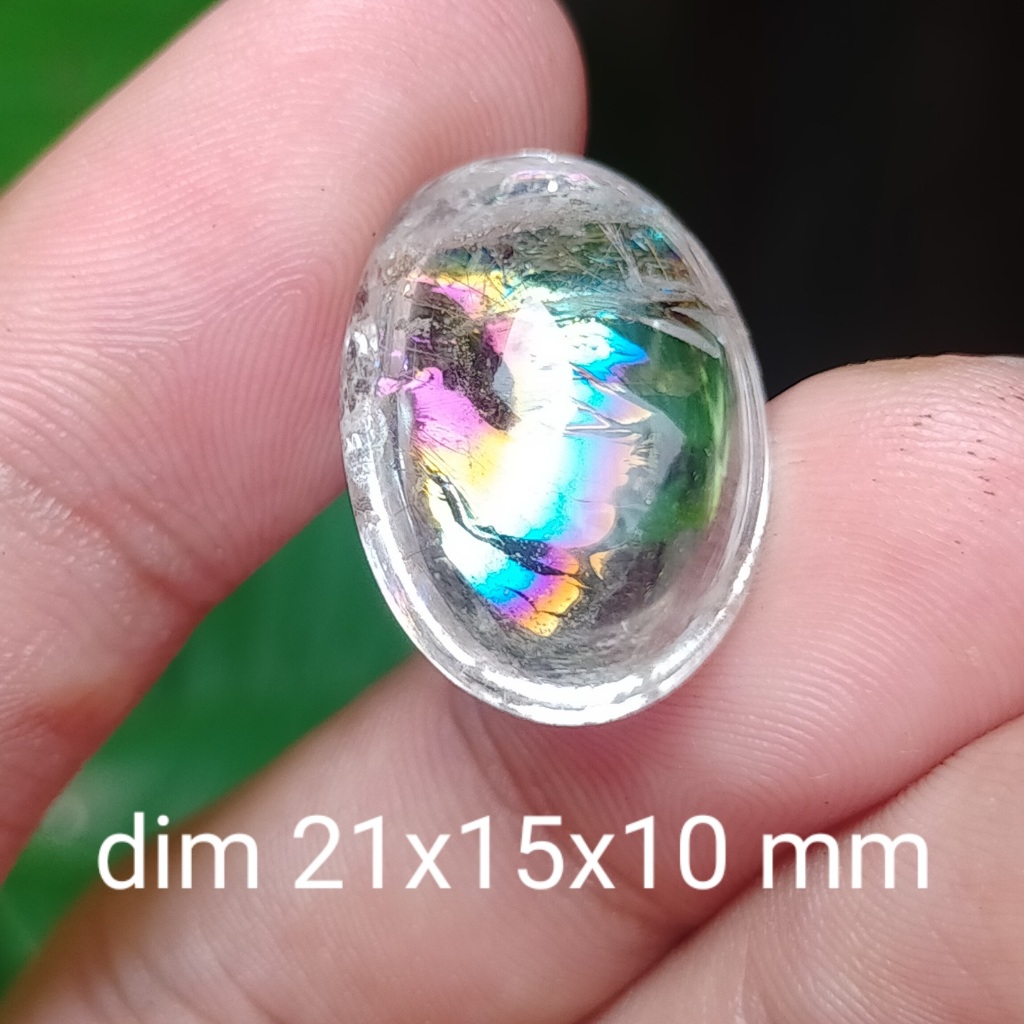 BATU KECUBUNG PELANGI BENING ASLI NATURAL cek batu lainnya yaman api wulung opal bacan permata kalim