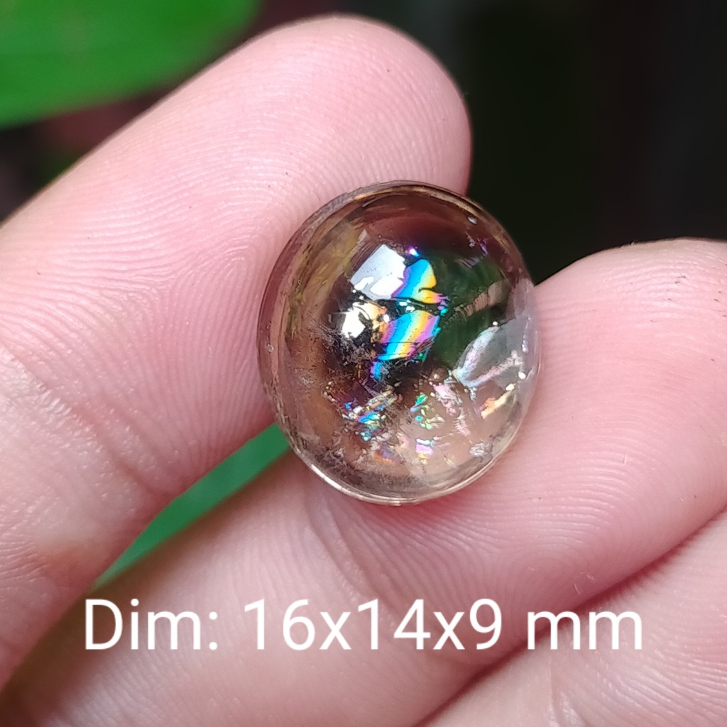 BATU KECUBUNG PELANGI KALIMANTAN NATURAL QUARTZ PERMATA cek batu lainnya yaman api wulung opal bacan