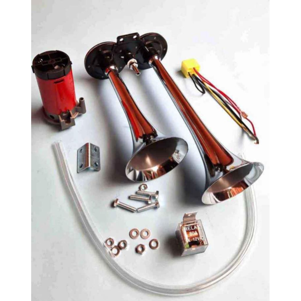 klakson trompet dinamo 12V/24V klakson trompet mobil motor truk tinggal pasang