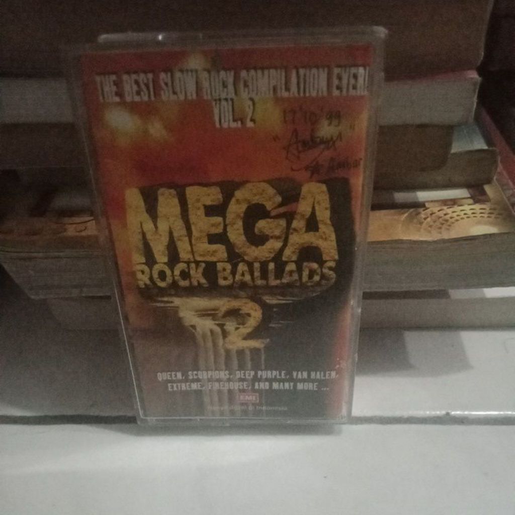 kaset pita Mega rock ballads - the best slow compilation every vol.2