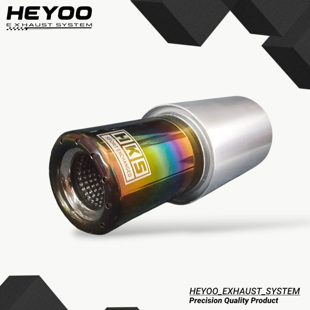 KNALPOT HKS PREMIUM SUARA BASS ADEM / BASS BULAT