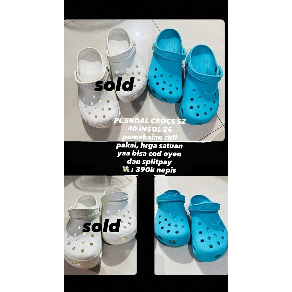PL SENDAL CROCS ORII