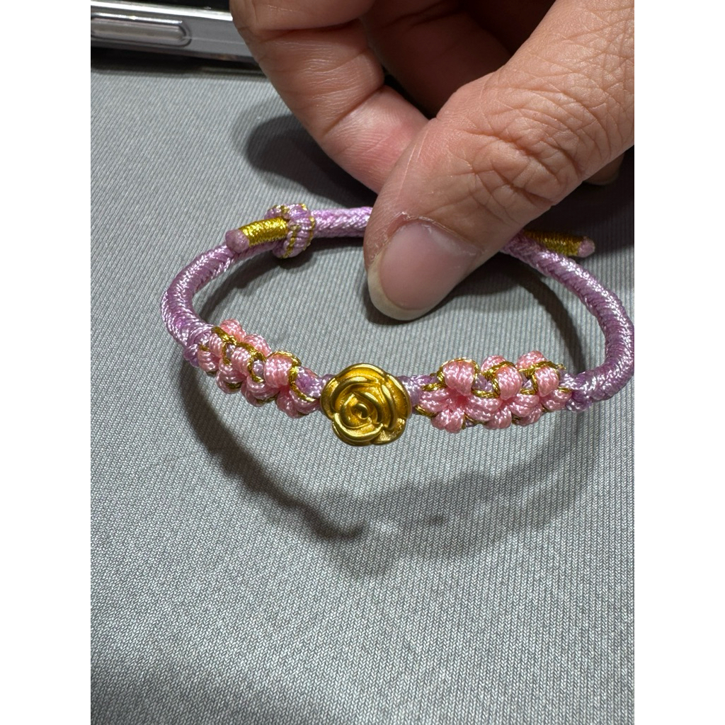 Charm Bunga Emas 24K Gold